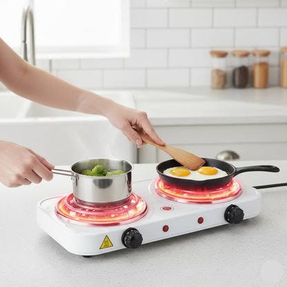 double electric stove